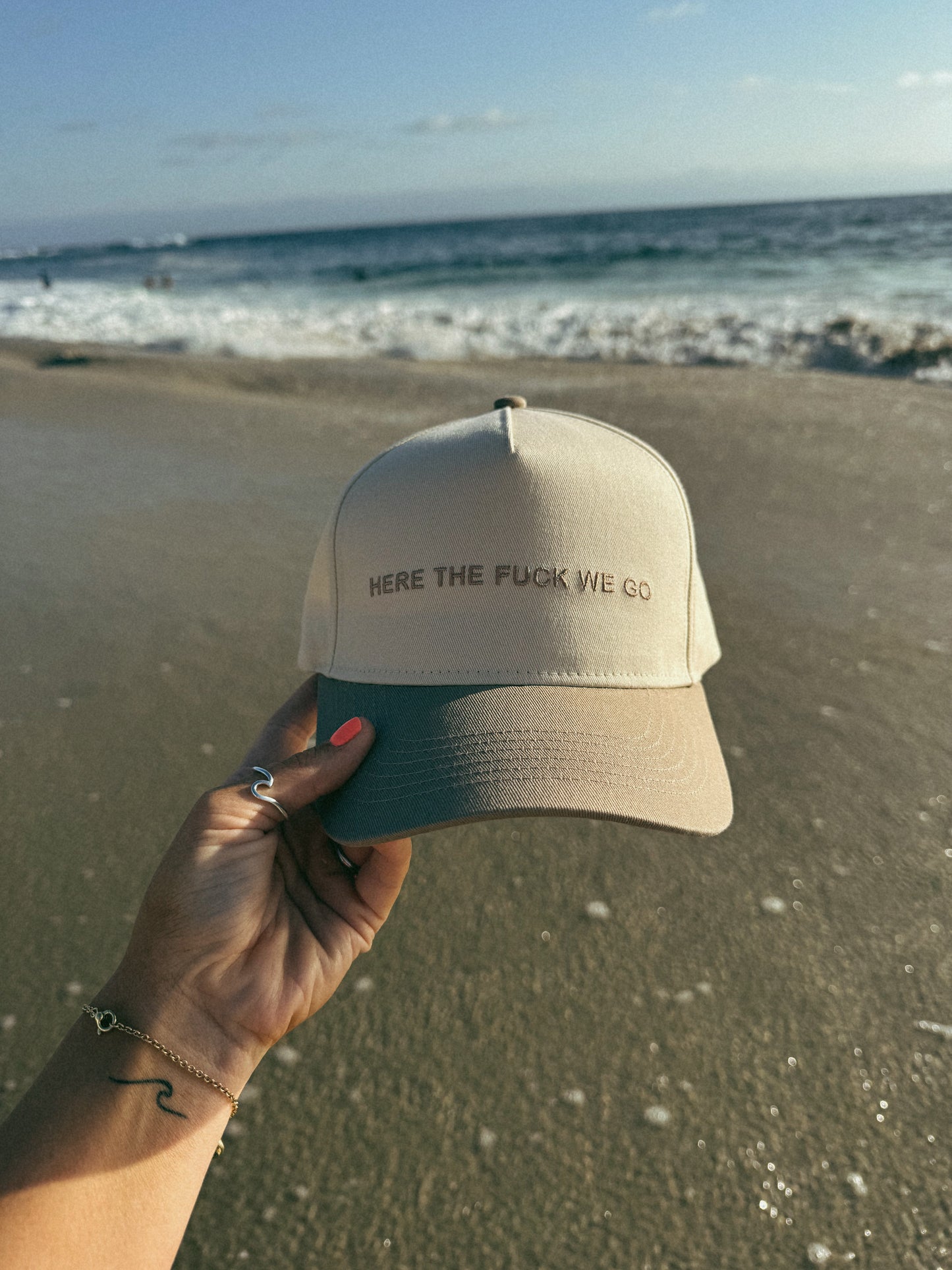 Here The Fuck We Go Hat
